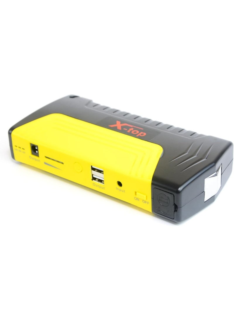 X-TOP High-Power Car power bank 68800 mAh multi-use power bank With 2 USB ports and 3 powerful flashlights - Image 5