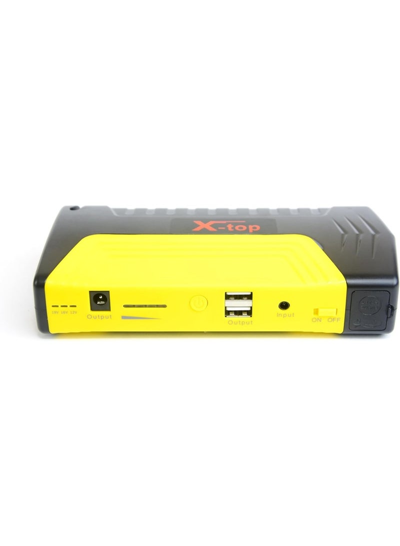 X-TOP High-Power Car power bank 68800 mAh multi-use power bank With 2 USB ports and 3 powerful flashlights - Image 3