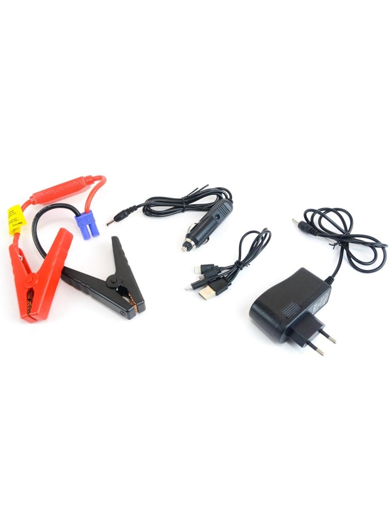 X-TOP High-Power Car power bank 68800 mAh multi-use power bank With 2 USB ports and 3 powerful flashlights - Image 2
