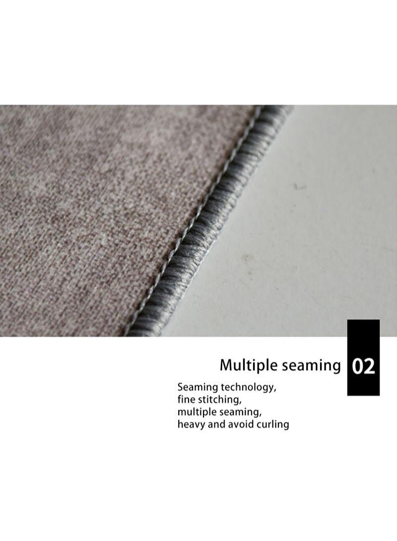 شاربدو سجادة منطقة على الطراز الحديث غير قابلة للانزلاق لمسة ناعمة للغاية لتزيين غرفة المعيشة وغرفة النوم والمطبخ من سجادة أرضية مستطيلة 140 × 200 سم - Image 4