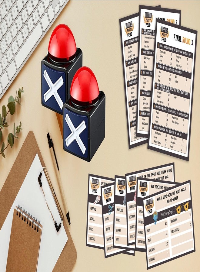 Pazag Office Friendly Feud Quiz, Family Feud Quiz, Office Party Games, Team Building Games, Feud Trivia Quiz (with 2 Buzzers) - Image 3