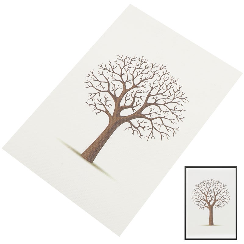 2pcs Nordic Style Farmhouse Kitchen Wall Decor Tree Picture Wall Picture Decor Wall Artwork - Image 1