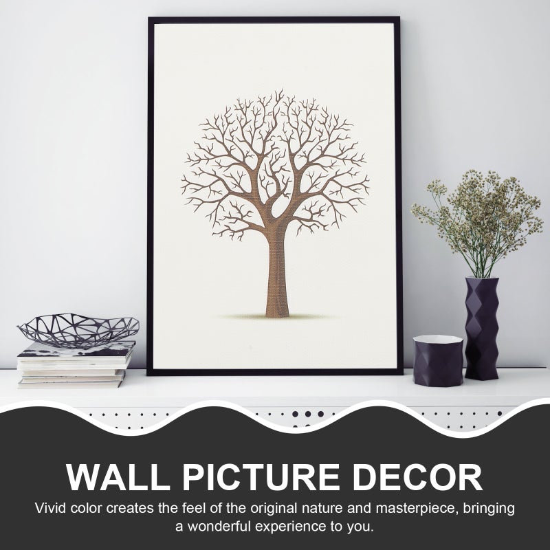2pcs Nordic Style Farmhouse Kitchen Wall Decor Tree Picture Wall Picture Decor Wall Artwork - Image 4