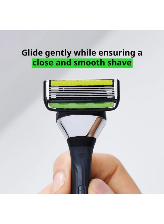 Dorco Pace 6 Pro - Six Blade Razor System with Trimmer - 2 Replacement Handles (Handles Only) - Image 3