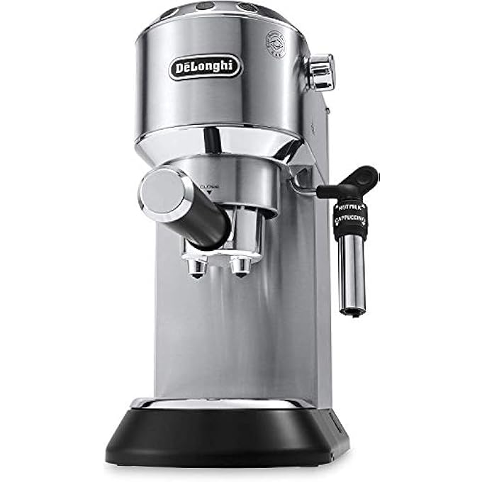 ديلونجي ماكينة صنع الإسبريسو بمضخة طراز ديديكا مع مطحنة مقاس M فضي Ec685 - Image 3