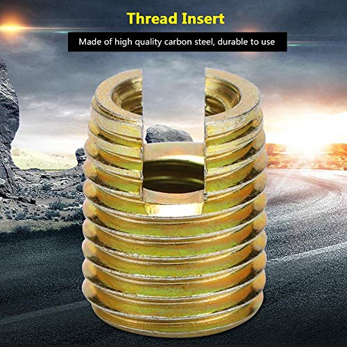 Reminnbor محول خيوط M12 إلى M8 - 20 قطعة من خيوط الفولاذ الكربوني 302 ذاتية التثبيت لملحقات إصلاح البراغي (M8 داخلي 1.25 M12 خارجي 1.5: 15 مم / 0.6 بوصة) - Image 3