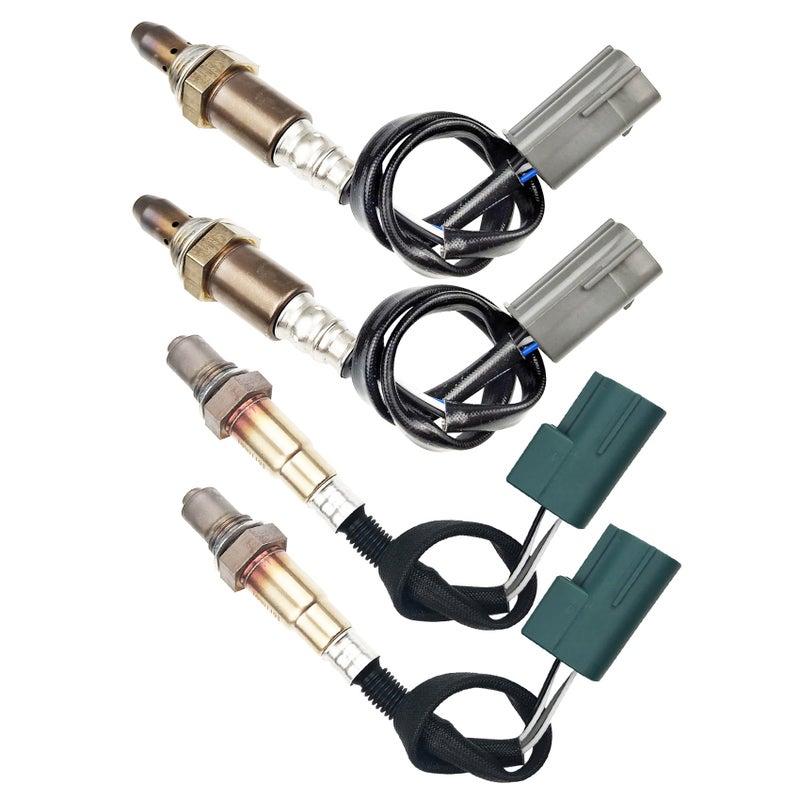Ywim 2 Pairs Upper And Lower Oxygen Sensors Compatible with Nissan 2012 2011 2010 2009 2008 Armada Pathfinder Titan V8 56L 4Pcs O2 Sensors 2349038 2344835