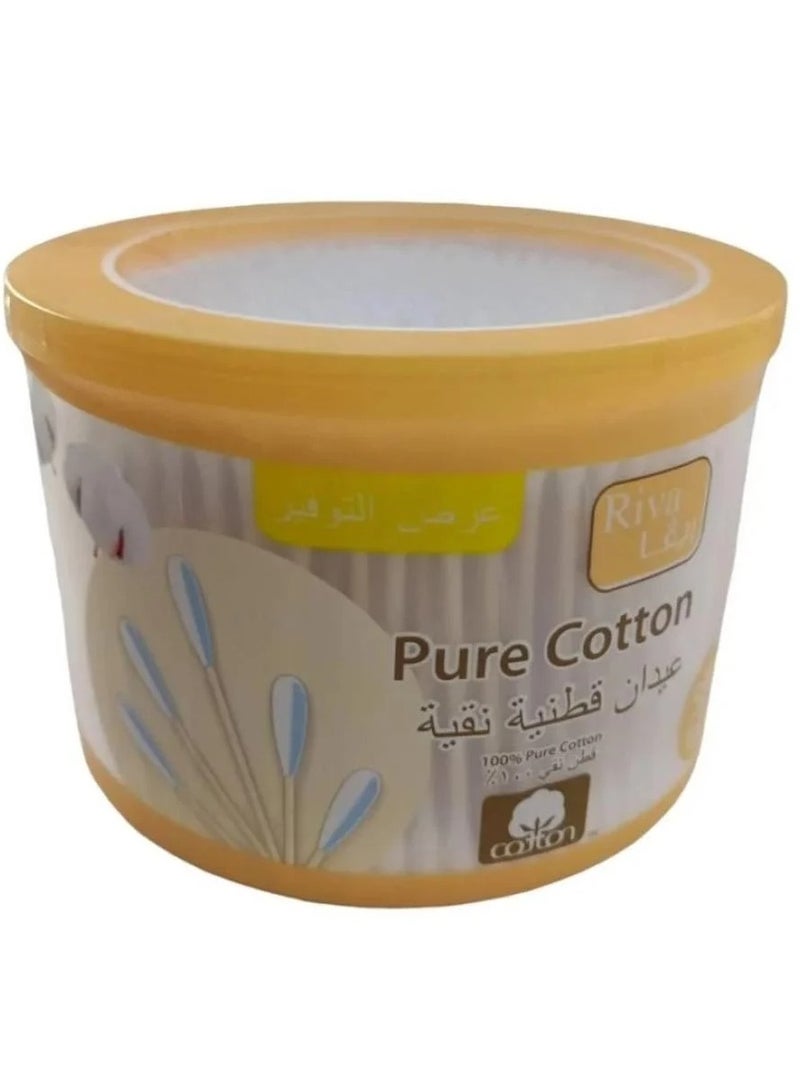ريفا أعواد قطنية نقية 500 قطعة - Image 2