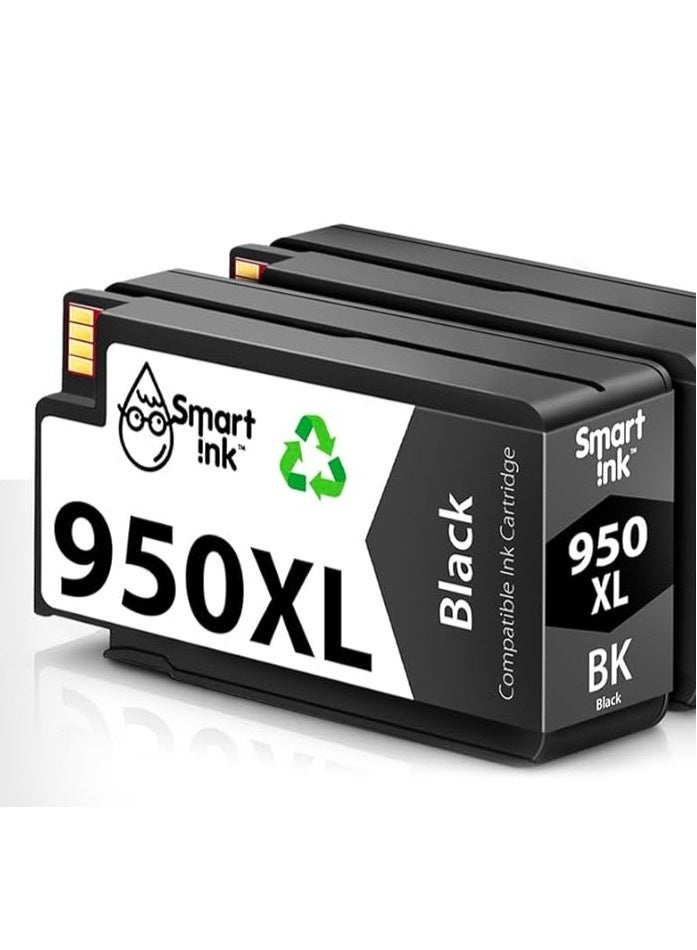 Smart Ink Compatible Ink Cartridges Replacement for HP 950XL HP 950 XL  to use with HP Printer Officejet Pro 8600 Plus 8610 8620 8100 8625 8630 8615 8660 8640 (1 pack) - Image 1