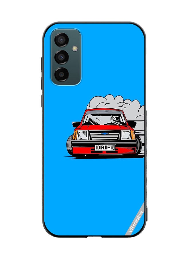 VR CREATIVE Protective Case Cover For Samsung Galaxy M23 Car Drift Design Multicolour - Image 1