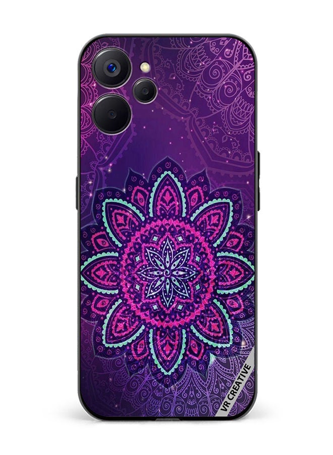 VR CREATIVE Protective Case Cover For Realme 10 5G Mandala Design Multicolour - Image 1