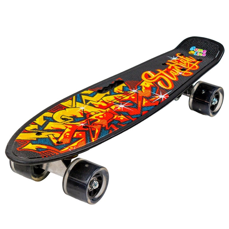 Dream Land Colorful Mixed Shapes Skateboard Design 2 - 212-B - Image 1