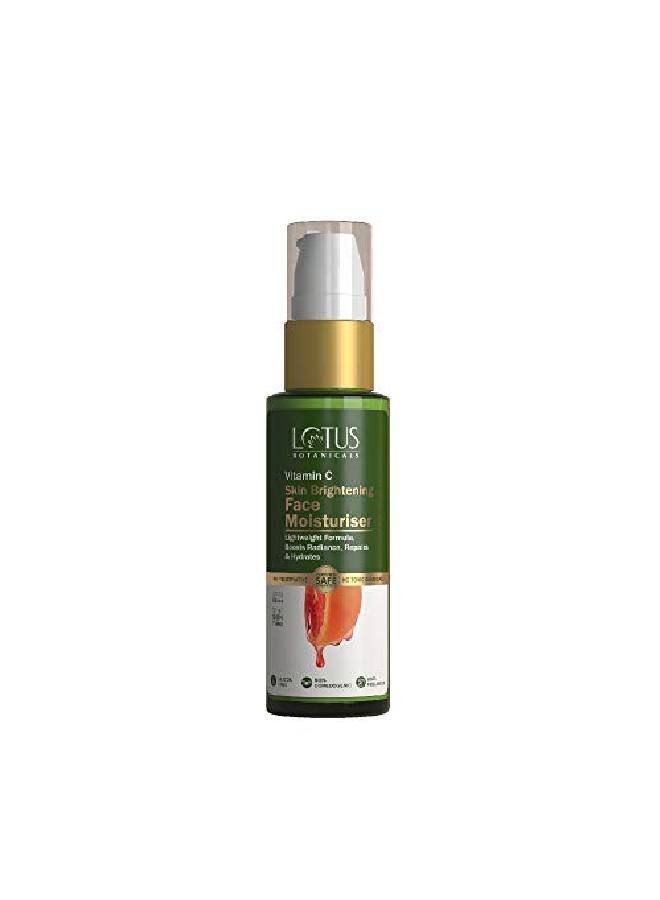 LOTUS BOTANICALS Skin Brightening Face Moisturiser | Vitamin C | SPF 20 | PA+++ | Sulphate Silicon & Chemical Free Face Cream | All Skin Types | 45g  - Image 2
