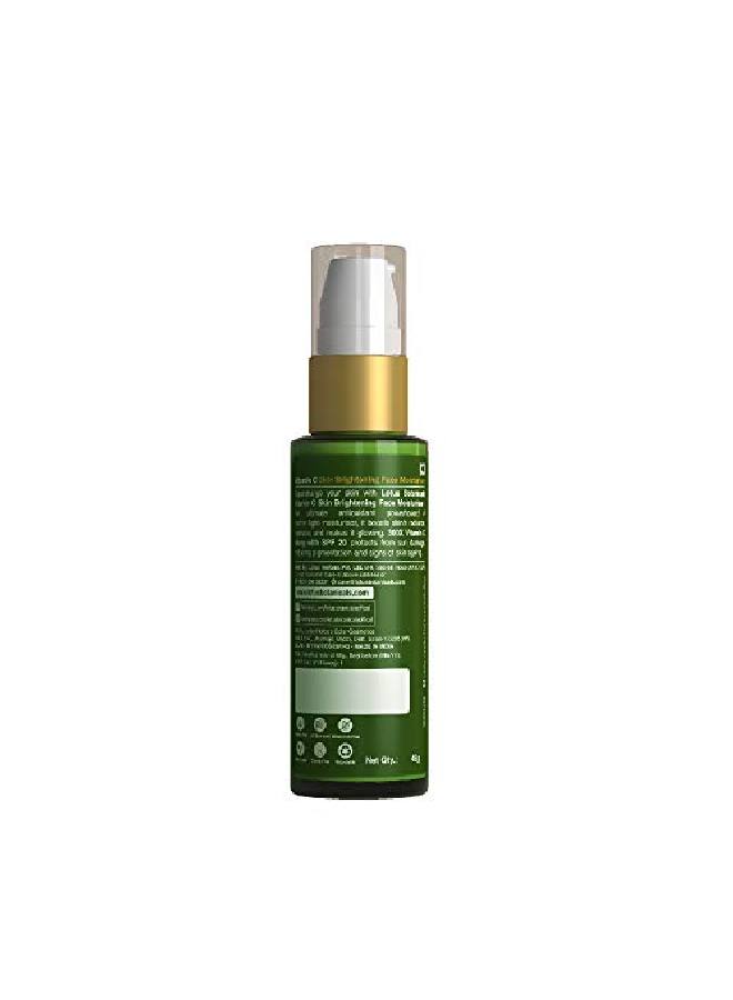 LOTUS BOTANICALS Skin Brightening Face Moisturiser | Vitamin C | SPF 20 | PA+++ | Sulphate Silicon & Chemical Free Face Cream | All Skin Types | 45g  - Image 3