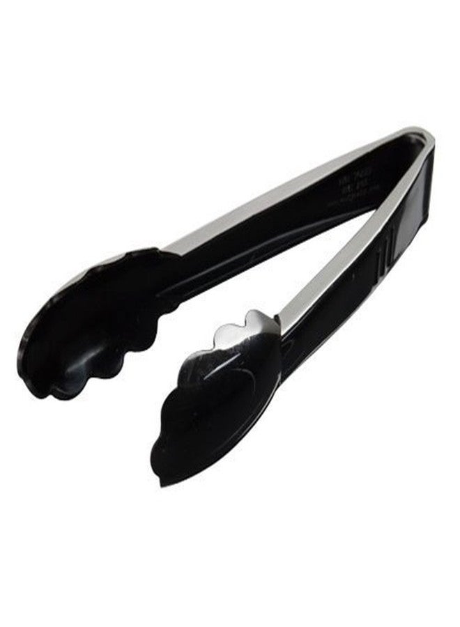 EMI Yoshi Koyal Heavy Duty Scalloped Edge Tongs, 9-Inch, Black, Set of 24 - Image 4
