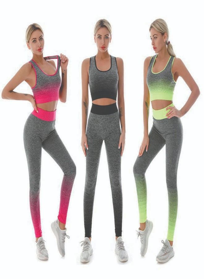 ZCM-HAPPY 2-Piece Gym Running Sports Protective Vest and Pant Set  - Image 2