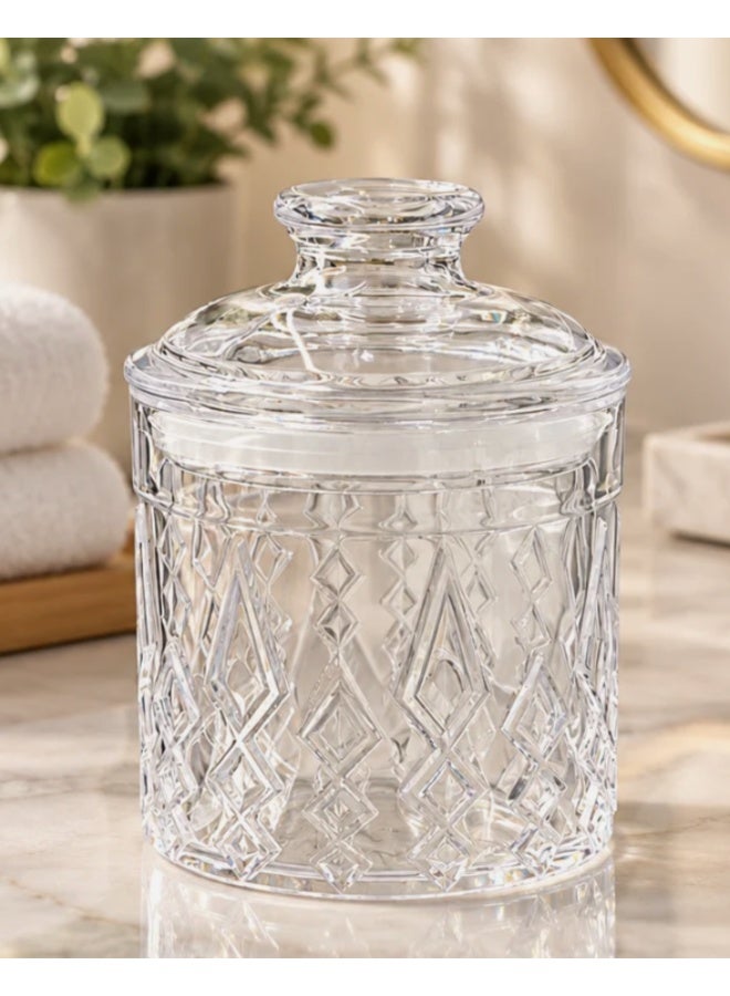 AKDC Acrylic Canister with Lid - 500ml - Image 2