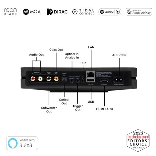 Bluesound Node Performance Multi-Room Hi-Res Wireless Music Streamer (2024 Model) - Black - Image 3