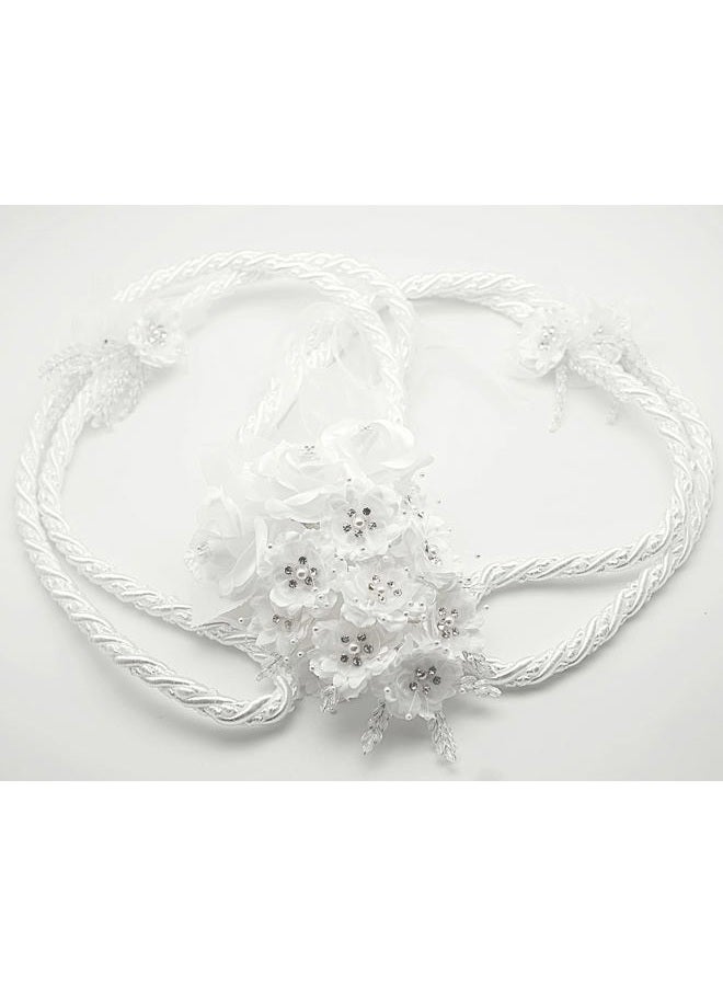 Usnyabni HLXFF3 Lassos Boutique White Wedding Lasso Rope Traditional Lazo Cord - Image 2