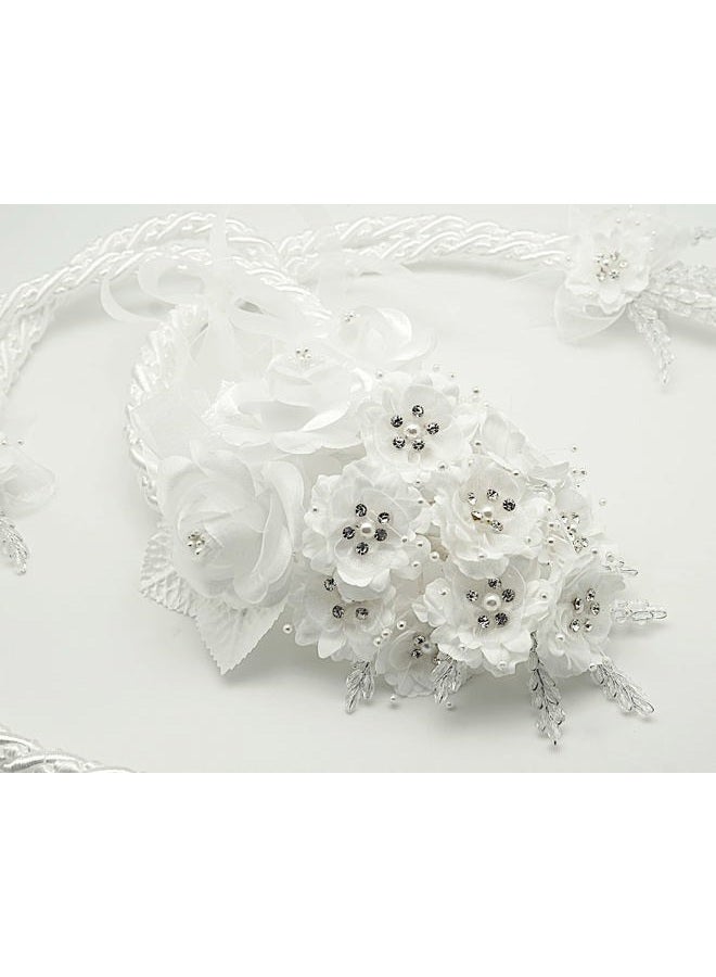 Usnyabni HLXFF3 Lassos Boutique White Wedding Lasso Rope Traditional Lazo Cord - Image 3