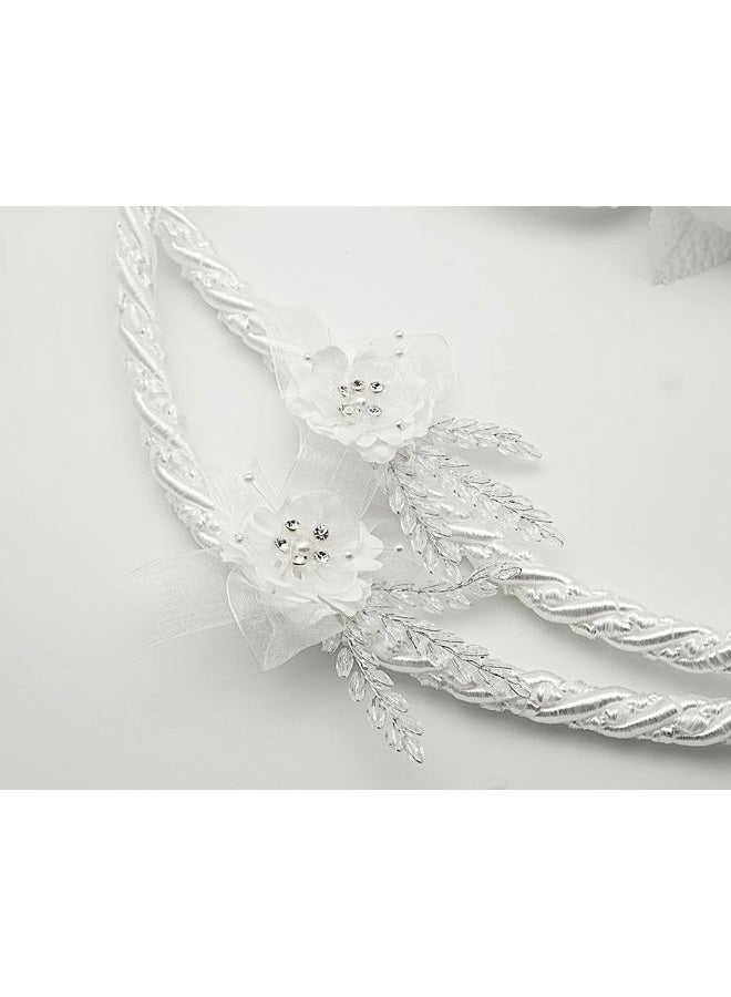 Usnyabni HLXFF3 Lassos Boutique White Wedding Lasso Rope Traditional Lazo Cord - Image 4