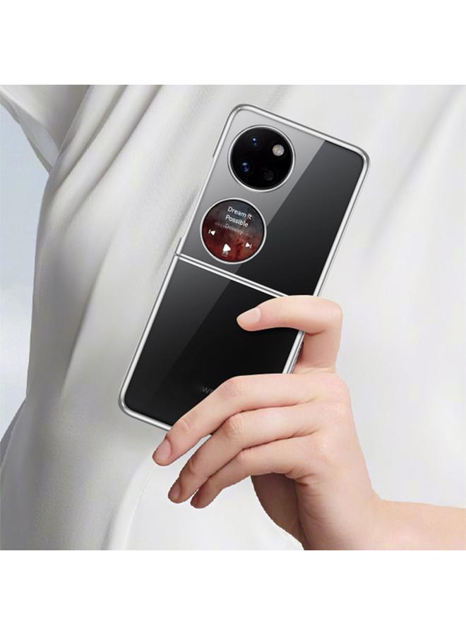 S-TOP Case For Huawei Pocket 2 Transparent Electroplating All-inclusive Folding Phone Case - Image 5