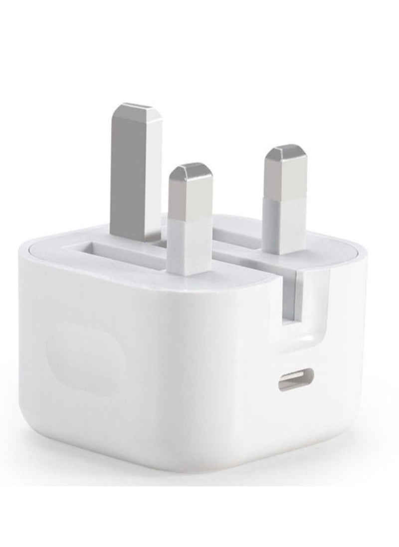 Generic - 20W PD Fast Wall Charger with Type C Port and 1 Meter Lightning Cable Compatible with iPhone XS - Image 1