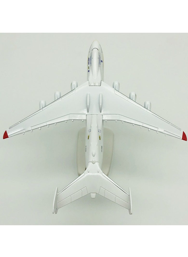 جنرال - 20 سم سبيكة معدنية سوفيتية AR Antonov 225 AN-225 Mriya أكبر نموذج طائرة شحن في العالم عجلات طائرة مصبوبة مناسبة كهدية لمحبي نماذج الطائرات - Image 1