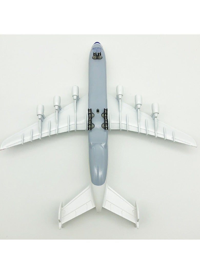 جنرال - 20 سم سبيكة معدنية سوفيتية AR Antonov 225 AN-225 Mriya أكبر نموذج طائرة شحن في العالم عجلات طائرة مصبوبة مناسبة كهدية لمحبي نماذج الطائرات - Image 1