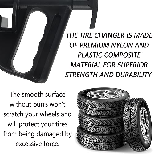 Aokdom 2PCS Car Tire Changer,Portable Tire Bead Breaker Tool Tire Tools for Changing Tires,Universal Tire Mounting Tools Manual Tire Changer Machine for Cars Trucks SUV - Image 4