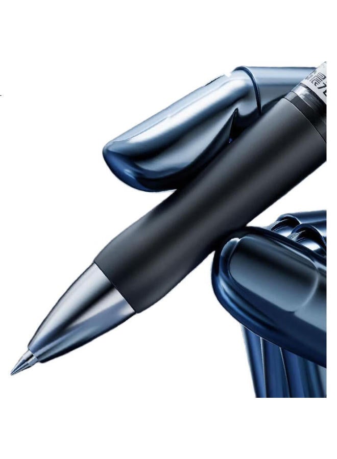 M.G Chenguang (M&G) Stationery K35, Retractable Gel Pen, Student 0.5Mm Black Pen, Signing Pen, Business Bullet Tip, Exam-Specific Pen, Office Supplies, Black, 3 Pens + 10 Refills - Image 3