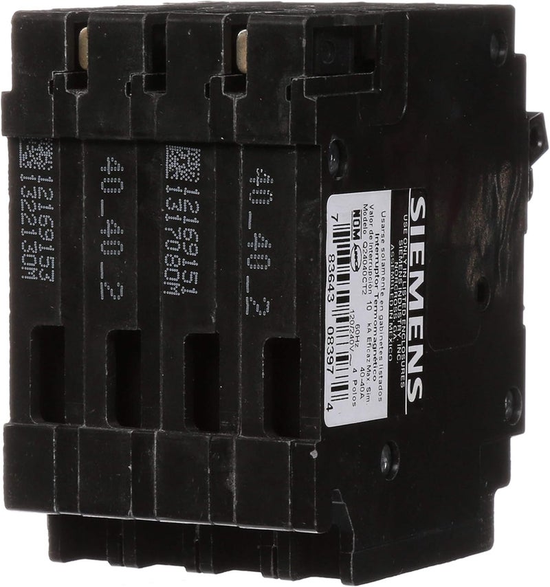 SIEMENS Siemens Q24040CT2 Two 40Amp Double Pole Circuit Breaker  - Image 4