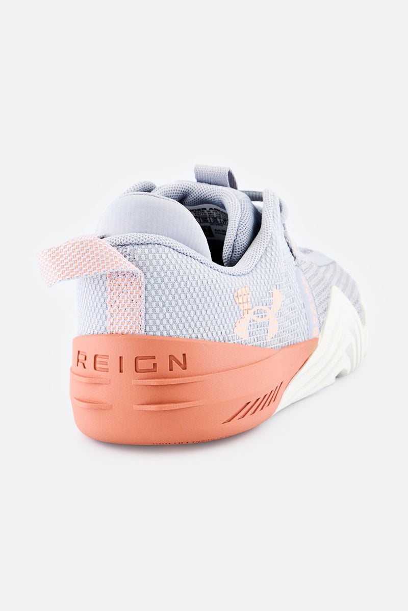 UNDER ARMOUR أحذية تدريب نسائية تريبيس ريجن 6 مزودة بأربطة، رمادي - Image 3