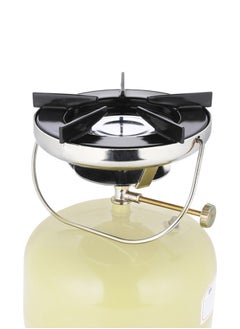 DPT Indian camping gas stove, Dsfur head, Silver, 18 Cm  - Image 4