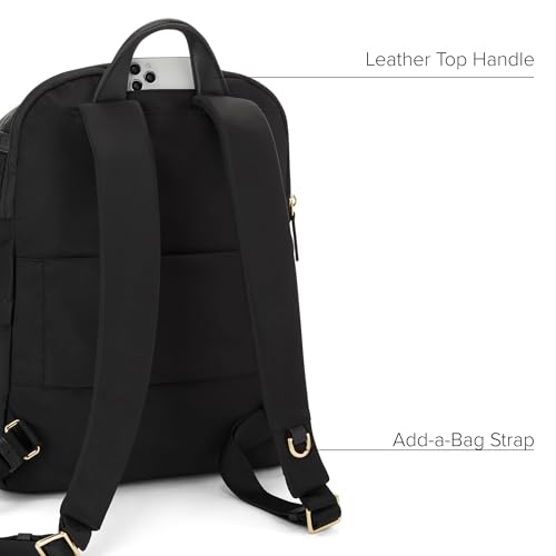 TUMI Women's Halsey Backpack, Black/Gunmetal, One Size - Image 5