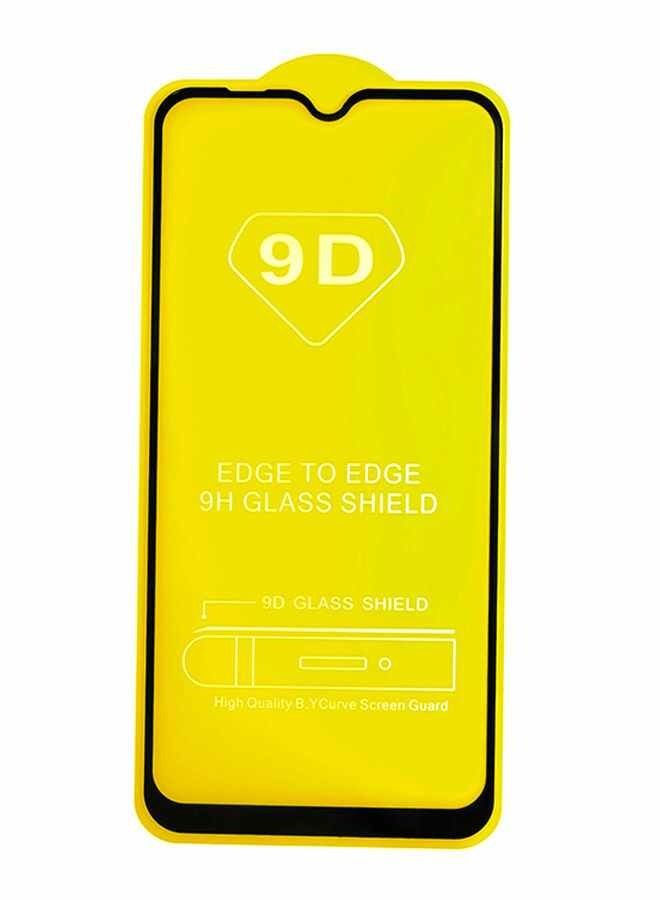 Toughened Glass 9D Full Screen Protector For Samsung A10 Clear/Black