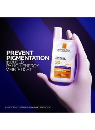 Anthelios UVMune 400 Anti-Dark Spots Fluid SPF 50+ for Men/Women; Dermatologically-Tested With Melasyl, Corrects and Protects Un-Even Skin Tone 50ML - view 2
