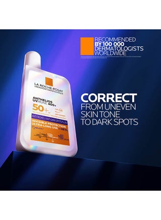 Anthelios UVMune 400 Anti-Dark Spots Fluid SPF 50+ for Men/Women; Dermatologically-Tested With Melasyl, Corrects and Protects Un-Even Skin Tone 50ML - view 3