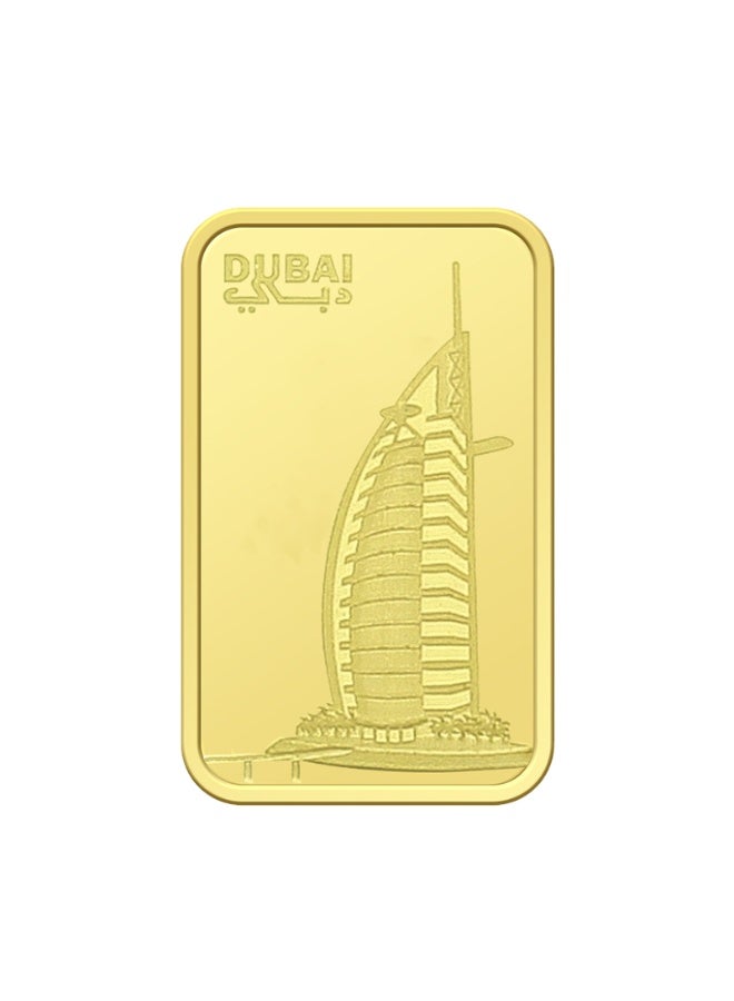 الإمارات مينتنج الإمارات مينتينج سبيكة ذهب 2.5 جرام - تصميم برج العرب - نقاء 999.9  - Image 3