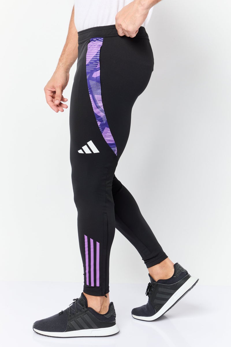 Adidas Men Slim Fit German Football Association Track Pants, Black - Image 3