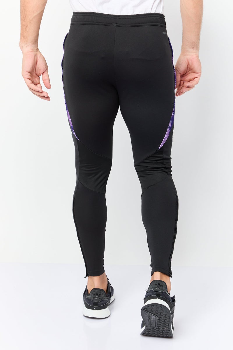 Adidas Men Slim Fit German Football Association Track Pants, Black - Image 2