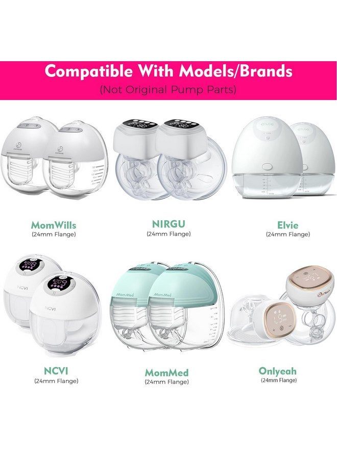 Durceler 16mm Flange Insert Compatible with Momcozy S9 S10 S12 Pro, bluefair BIOBOO, S21, Bellababy, NCVI, kmaier, TSRETE, MomMed, NaNaLazy, NIRGU, Onlyeah, MomWills, Medela, Spectra 24mm Breast Pump - Image 4