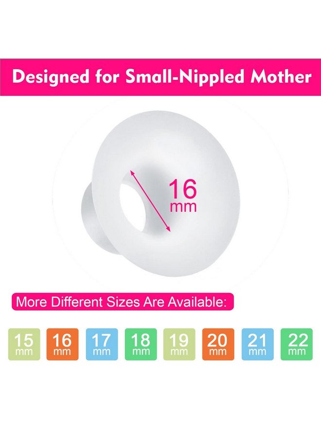 Durceler 16mm Flange Insert Compatible with Momcozy S9 S10 S12 Pro, bluefair BIOBOO, S21, Bellababy, NCVI, kmaier, TSRETE, MomMed, NaNaLazy, NIRGU, Onlyeah, MomWills, Medela, Spectra 24mm Breast Pump - Image 2