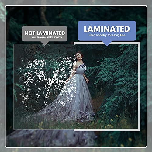 PANDRI Laminating Sheets, PANDRI 300 Pack Thermal Laminator Pouches Holds 8.5 x 11 Inch, 5 Mil Clear Laminator Paper 9 x 11.5 Inch, Letter Size - Image 3