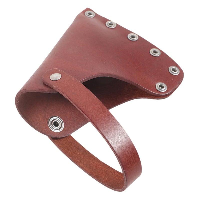 Leather Camping Axe Protector Hatchet Cover Sheath Head Ax - Image 2