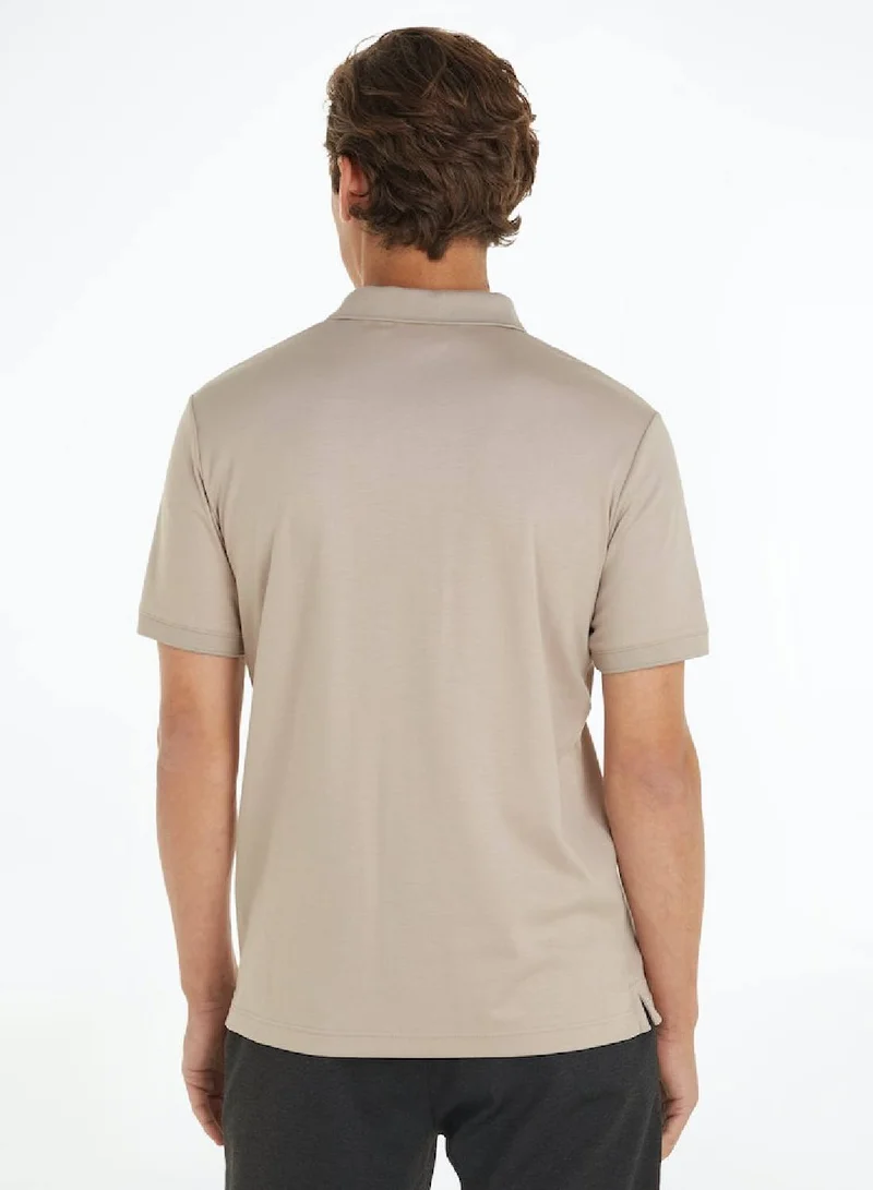 CALVIN KLEIN Smooth Cotton Polo Shirt