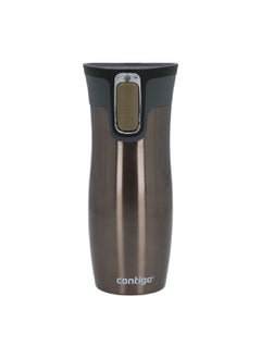 Contigo West Loop Stainless Steel Leak-Proof Autoseal Insulated Thermal Mug Latte 470 ml  - Image 1