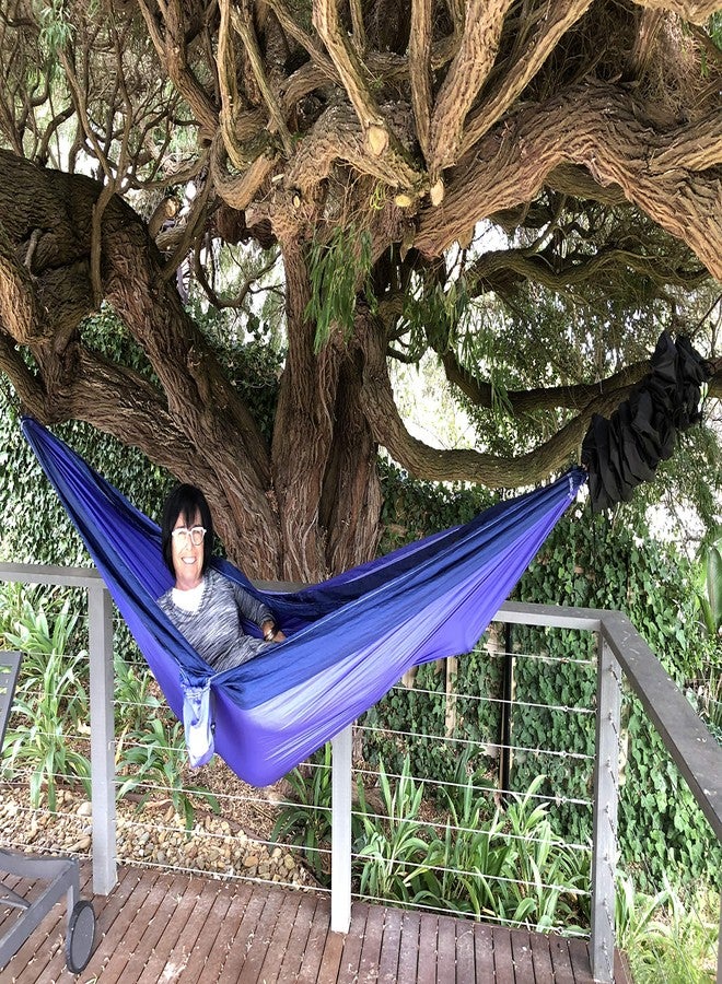 Hammock Bliss Double - Extra Long - Extra Wide - Extra Large - Two Person Double Wide Camping Hammock - Suspension System Included - Quality You Can Trust - Image 5