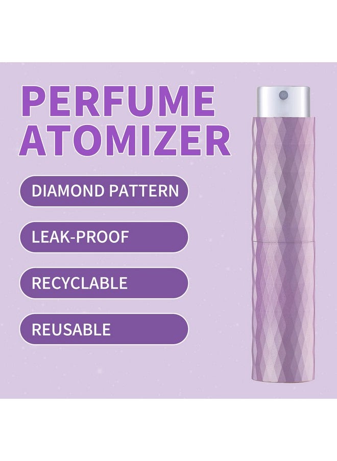 Tekson - 8Ml Perfume Atomizer Travel (3 Pcs), Refillable Cologne Containers, Dispenser Spray Empty Bottle For Mini Sprayer Size - Image 1