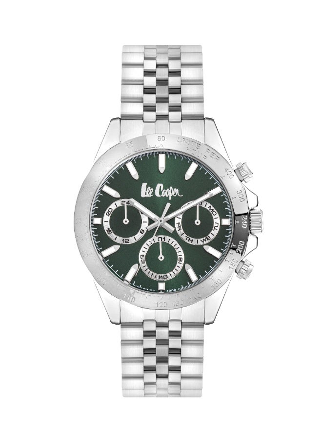 Lee Cooper ساعة معدنية متعددة الوظائف للرجال LC07963.370 - 43 مم - Image 1